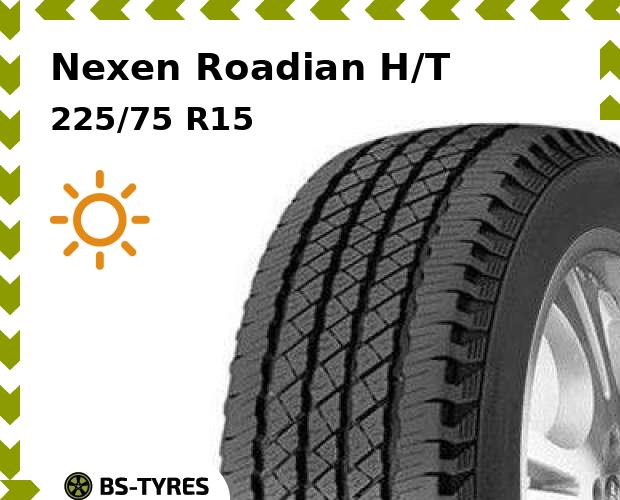 

Летние шины Nexen, Roadian H/T 225/75 R15 102S