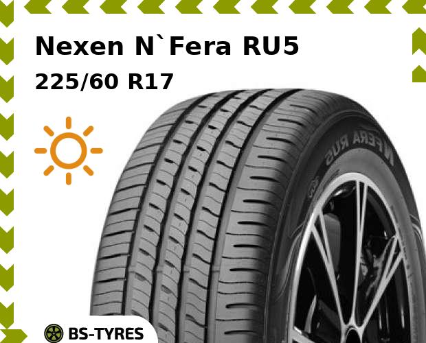

Летние шины Nexen, N`Fera RU5 225/60 R17 103V