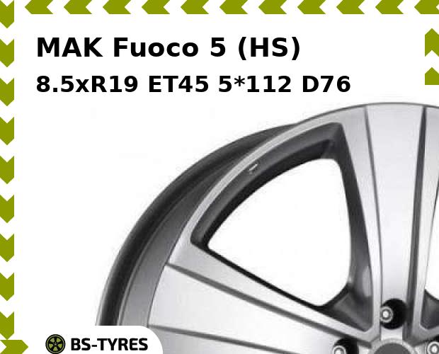 

Колесный диск MAK, Fuoco 5 (HS) 8.5xR19 ET45 5*112 D76
