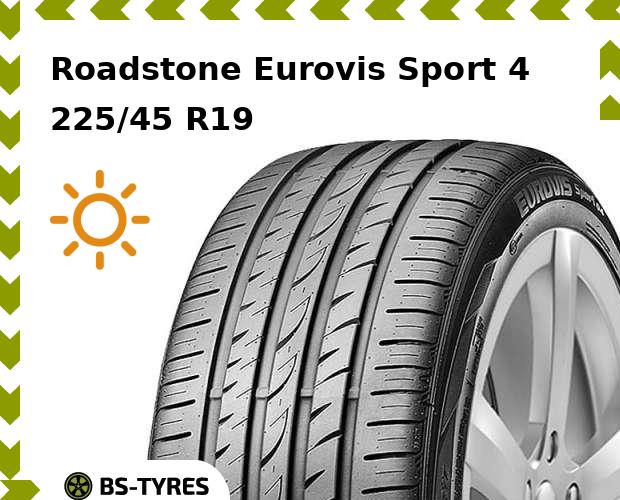 

Летние шины Roadstone, Eurovis Sport 4 225/45 R19 96W