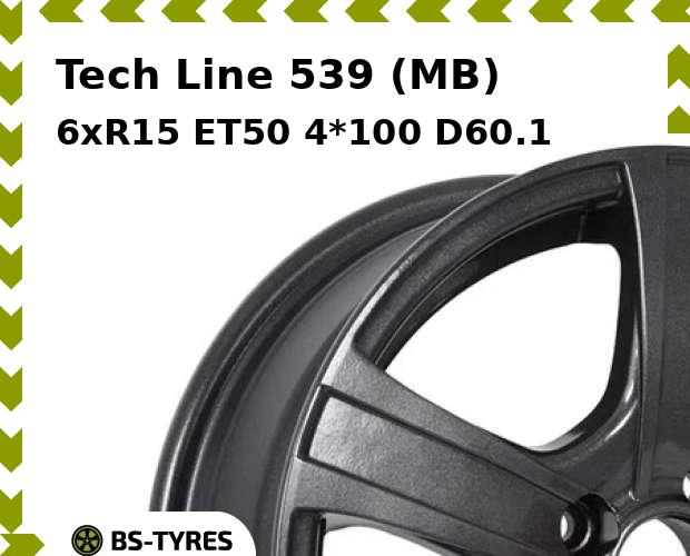 

Колесный диск Tech Line, Tech-line 539 (MB) 6xR15 ET50 4*100 D60.1