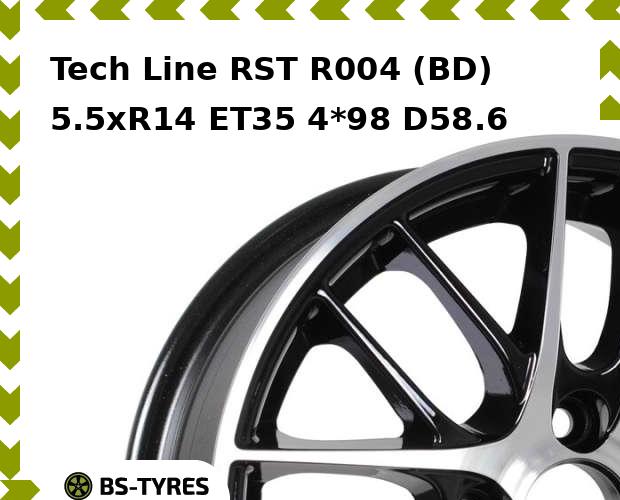 

Колесный диск Tech Line, Tech-line RST R004 (BD) 5.5xR14 ET35 4*98 D58.6