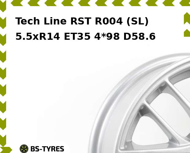 

Колесный диск Tech Line, Tech-line RST R004 (SL) 5.5xR14 ET35 4*98 D58.6