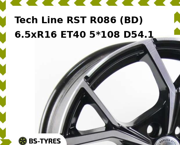 

Колесный диск Tech Line, Tech-line RST R086 (BD) 6.5xR16 ET40 5*108 D54.1