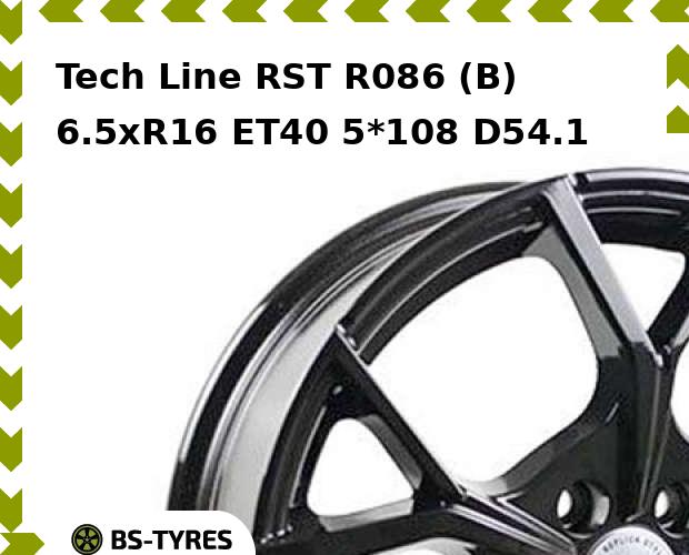 

Колесный диск Tech Line, Tech-line RST R086 (B) 6.5xR16 ET40 5*108 D54.1