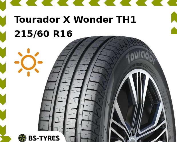 

Летние шины Tourador, X Wonder TH1 215/60 R16 95V