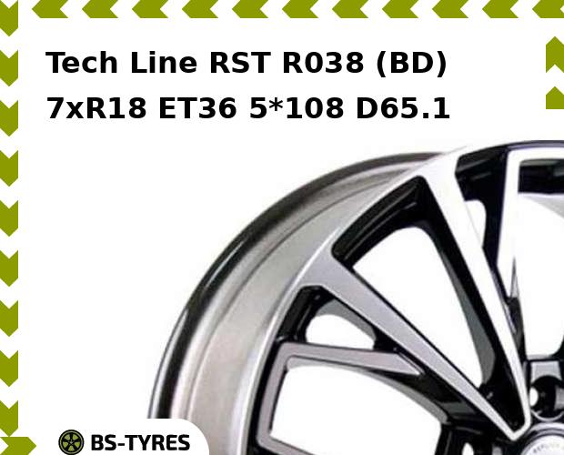 

Колесный диск Tech Line, Tech-line RST R038 (BD) 7xR18 ET36 5*108 D65.1