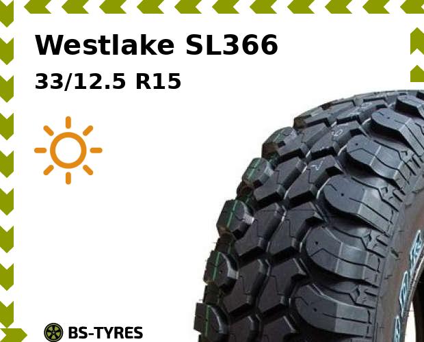 

Летние шины Westlake, SL366 33/12.5 R15 108Q