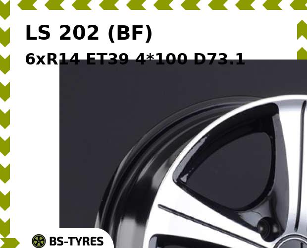 

Колесный диск LS, 202 (BF) 6xR14 ET39 4*100 D73.1