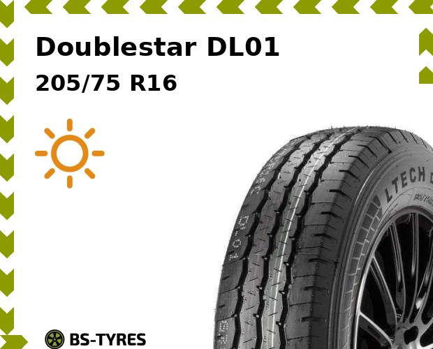 

Летние шины Doublestar, DL01 205/75 R16C 110/108R