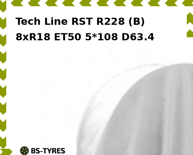

Колесный диск Tech Line, Tech-line RST R228 (B) 8xR18 ET50 5*108 D63.4
