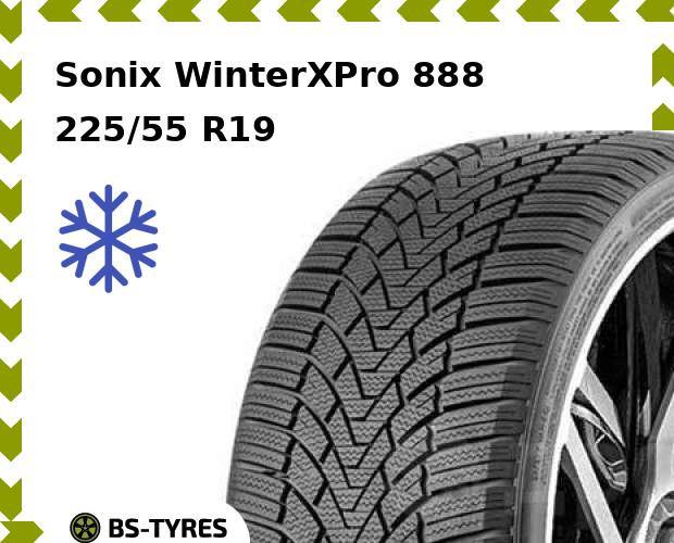 

Зимние шины Sonix, WinterXPro 888 225/55 R19 99H