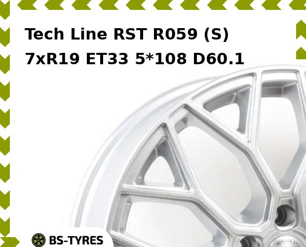 

Колесный диск Tech Line, Tech-line RST R059 (S) 7xR19 ET33 5*108 D60.1