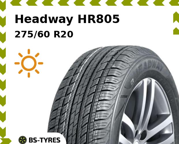 

Летние шины Headway, HR805 275/60 R20 119H