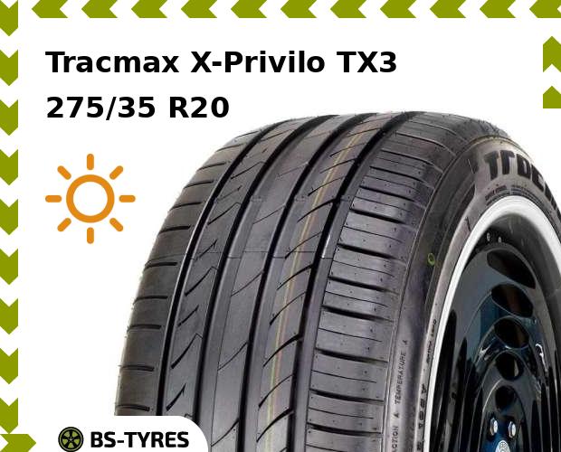 

Летние шины Tracmax, X-Privilo TX3 275/35 R20 102Y