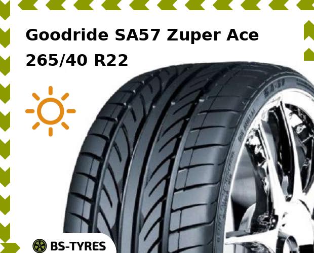 

Летние шины Goodride, SA57 Zuper Ace 265/40 R22 106V