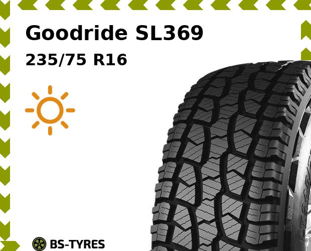 

Летние шины Goodride, SL369 235/75 R16 112S