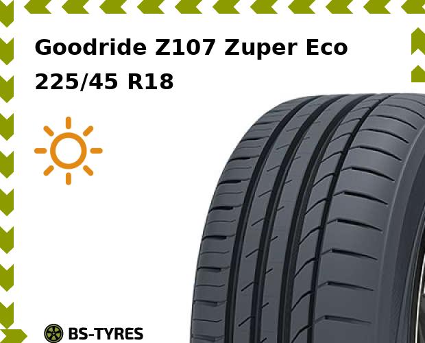 

Летние шины Goodride, Z107 Zuper Eco 225/45 R18 95W