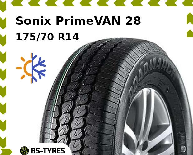 

Всесезонные шины Sonix, PrimeVAN 28 175/70 R14C 95/93S