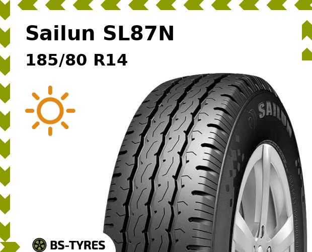 

Летние шины Sailun, SL87N 185/80 R14C 102/100Q