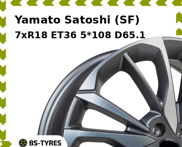 

Колесный диск Yamato, Satoshi (SF) 7xR18 ET36 5*108 D65.1
