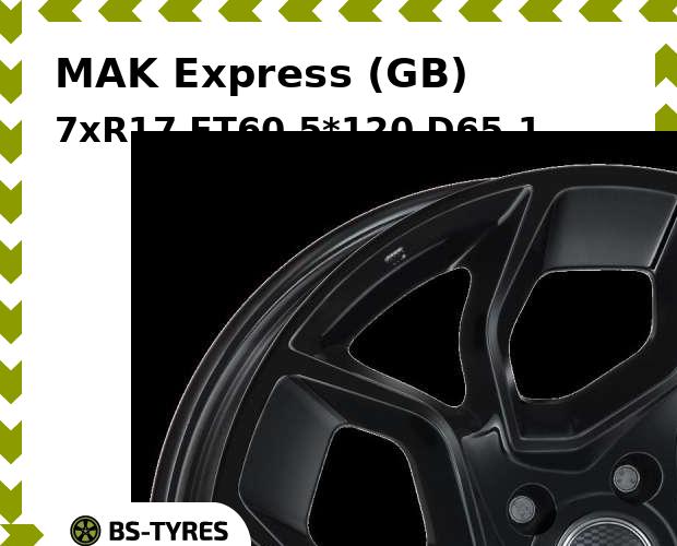 

Колесный диск MAK, Express (GB) 7xR17 ET60 5*120 D65.1