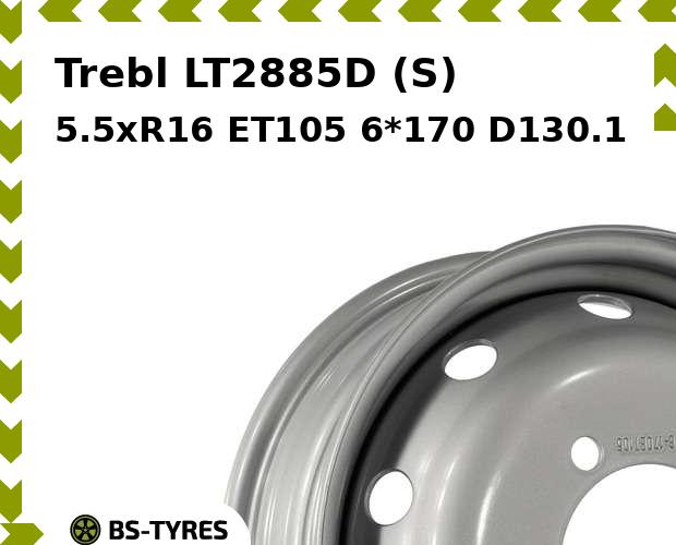 

Колесный диск Trebl, LT2885D (S) 5.5xR16 ET105 6*170 D130.1