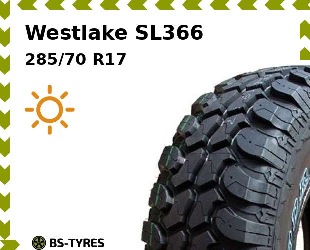 

Летние шины Westlake, SL366 285/70 R17C 121/118Q