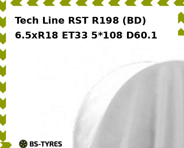 

Колесный диск Tech Line, Tech-line RST R198 (BD) 6.5xR18 ET33 5*108 D60.1