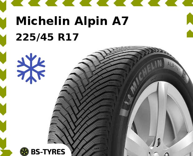 

Зимние шины Michelin, Alpin A7 225/45 R17 94V