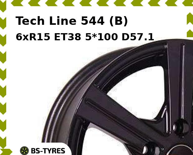 

Колесный диск Tech Line, Tech-line 544 (B) 6.0xR15 ET38 5*100 D57.1