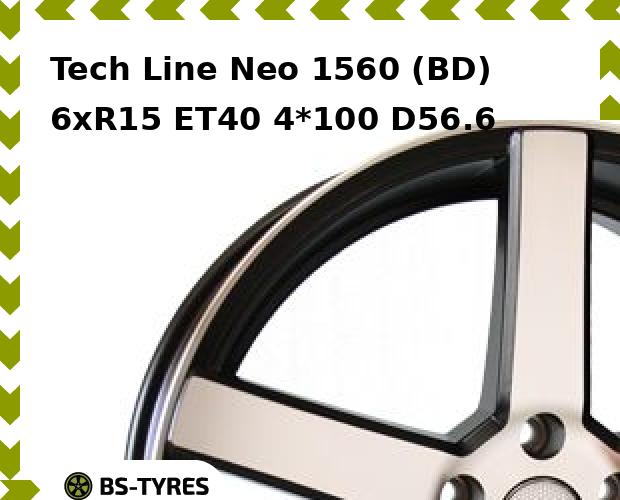 

Колесный диск Tech Line, Tech-line Neo 1560 (BD) 6xR15 ET40 4*100 D56.6