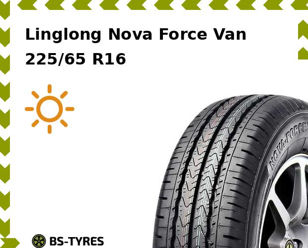 

Летние шины Linglong, LingLong Nova Force Van 225/65 R16C 112/110R