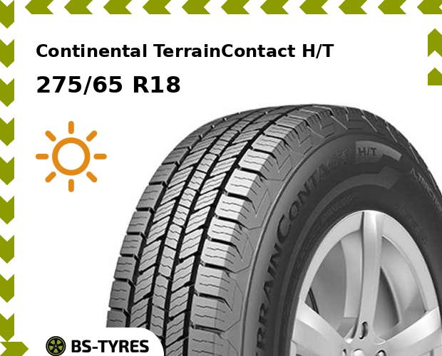 

Летние шины Continental, TerrainContact H/T 275/65 R18 116T