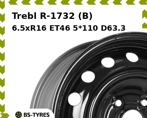 

Колесный диск Trebl, R-1732 (B) 6.5xR16 ET46 5*110 D63.3