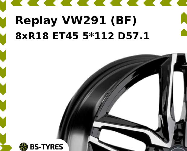 

Колесный диск Replay, VW291 (BF) 8xR18 ET45 5*112 D57.1