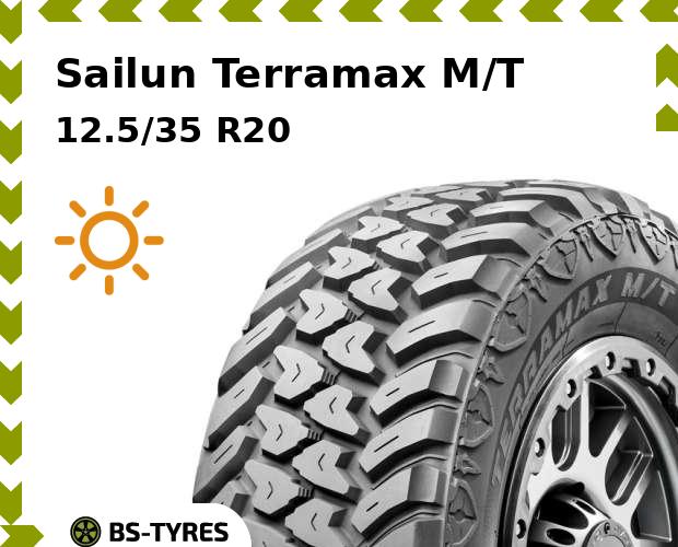 

Летние шины Sailun, Terramax M/T 12.5/35 R20 121Q