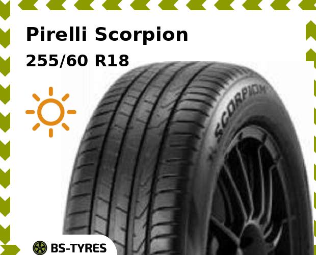 

Летние шины Pirelli, Scorpion SUV 255/60 R18 112V