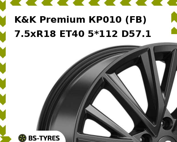 

Колесный диск K&K, Premium КР010 (FB) 7.5xR18 ET40 5*112 D57.1