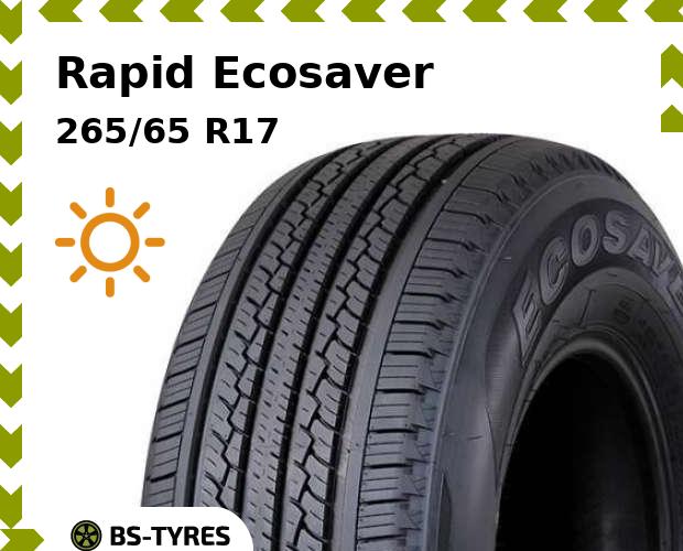 

Летние шины Rapid, Ecosaver 265/65 R17 112H