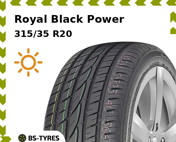 

Летние шины Royal Black, Power 315/35 R20 110V
