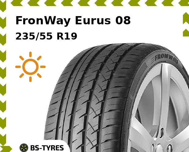 

Летние шины FronWay, Eurus 08 235/55 R19 105V