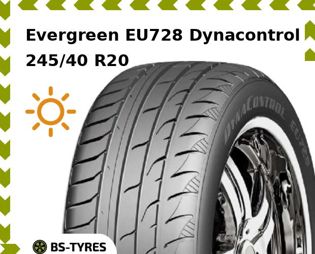 

Летние шины Evergreen, EU728 Dynacontrol 245/40 R20 99W