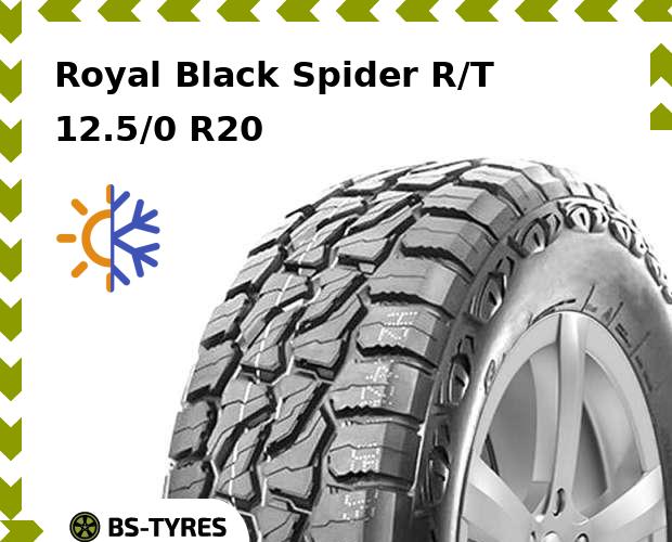 

Всесезонные шины Royal Black, Spider R/T 12.5/0 R20C 114Q