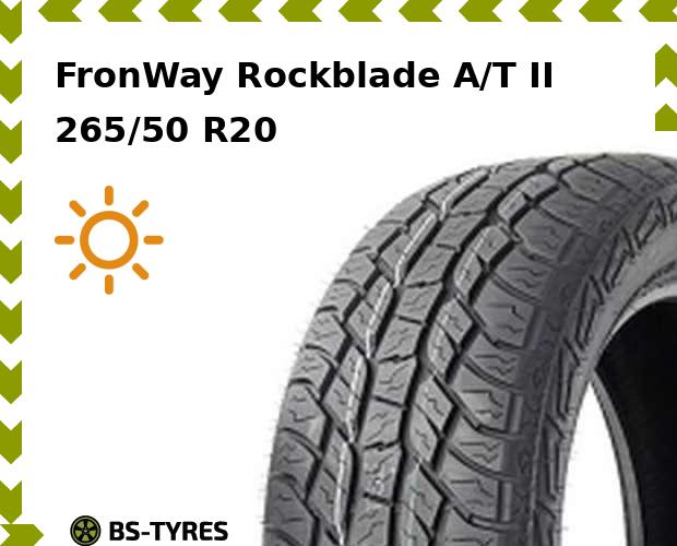 

Летние шины FronWay, Rockblade A/T II 265/50 R20 111S