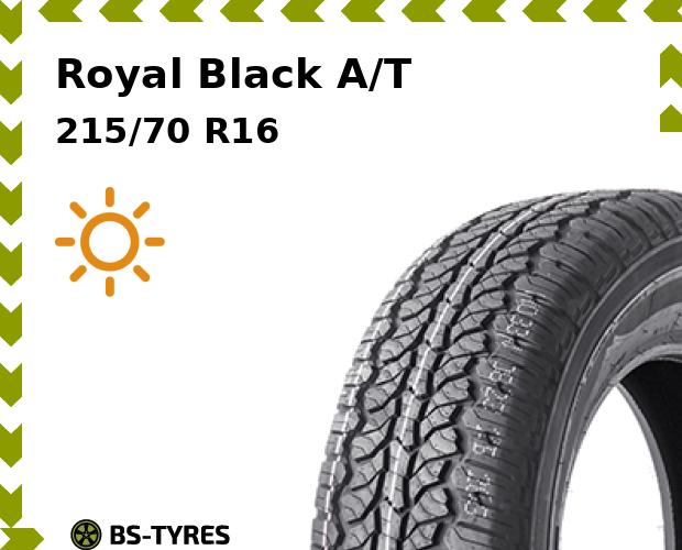 

Летние шины Royal Black, A/T 215/70 R16 99T