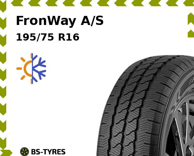 

Всесезонные шины FronWay, A/S 195/75 R16C 107R