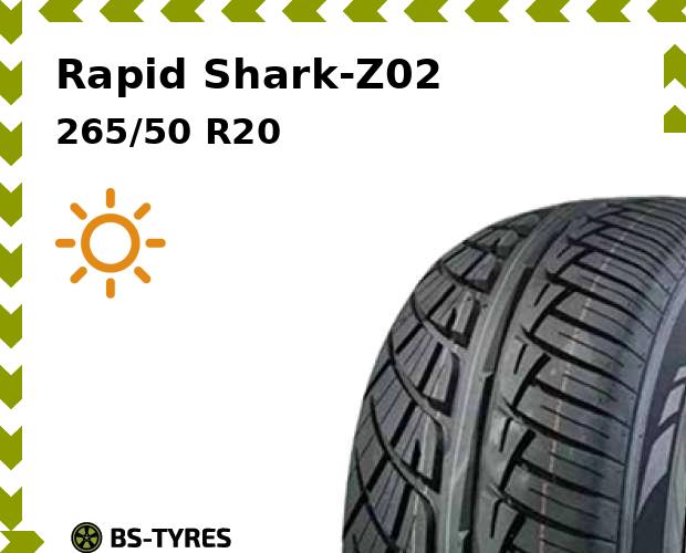 

Летние шины Rapid, Shark-Z02 265/50 R20 111W