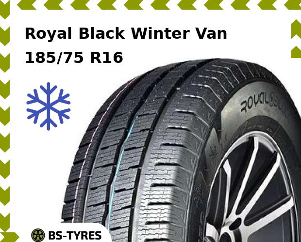 

Зимние шины Royal Black, Winter Van 185/75 R16C 104R