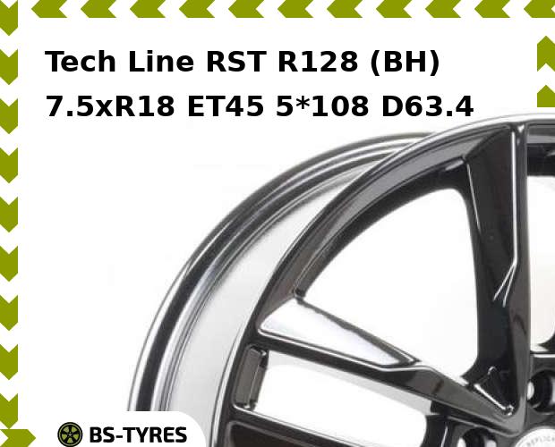 

Колесный диск Tech Line, Tech-line RST R128 (BH) 7.5xR18 ET45 5*108 D63.4